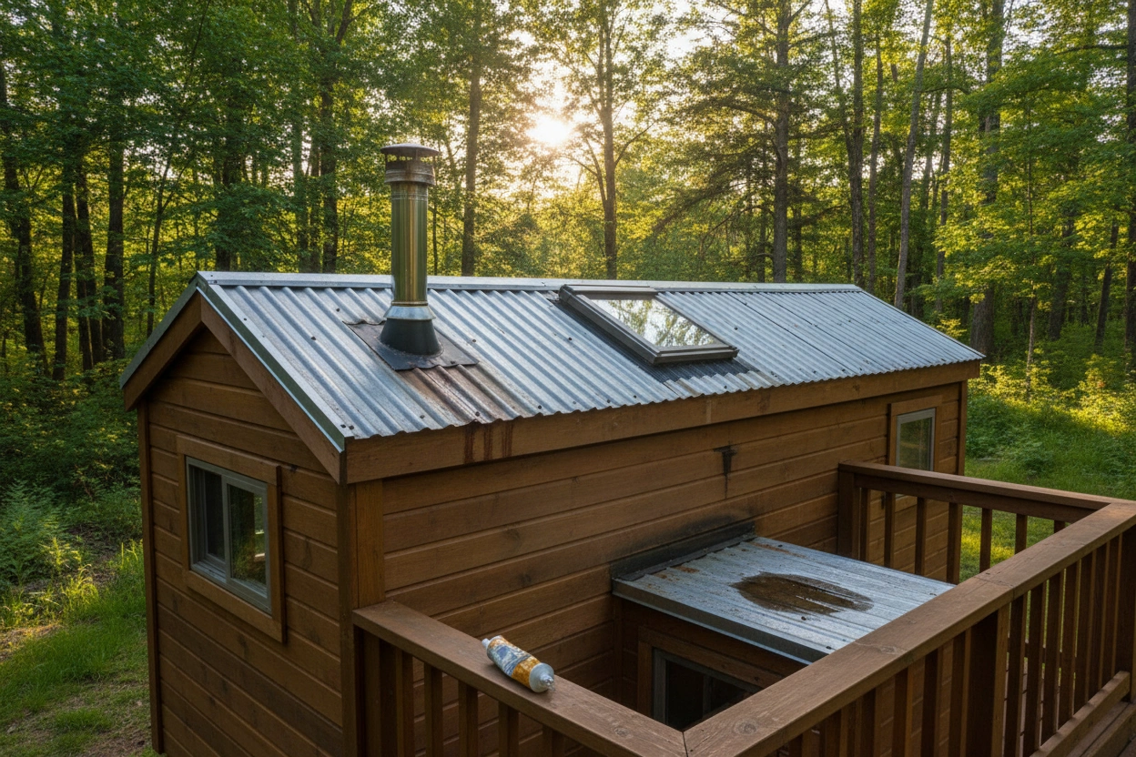 Professional image illustrating Common Mistakes to Avoid When Installing Tiny House Roofing