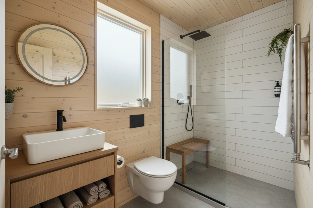 Best Fixtures to Maximize Comfort in a Tiny House Bathroom