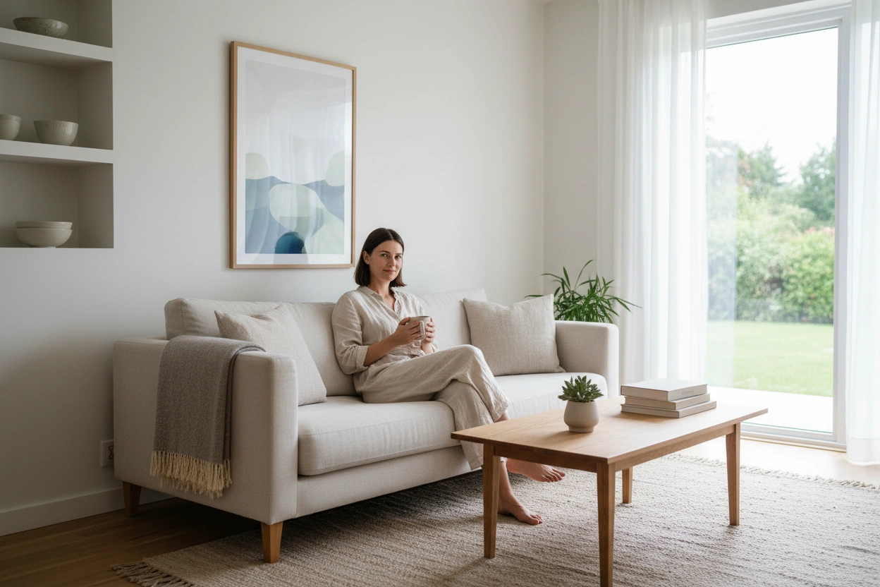 Professional image illustrating Top 10 Decluttering Tips for a Simpler Home