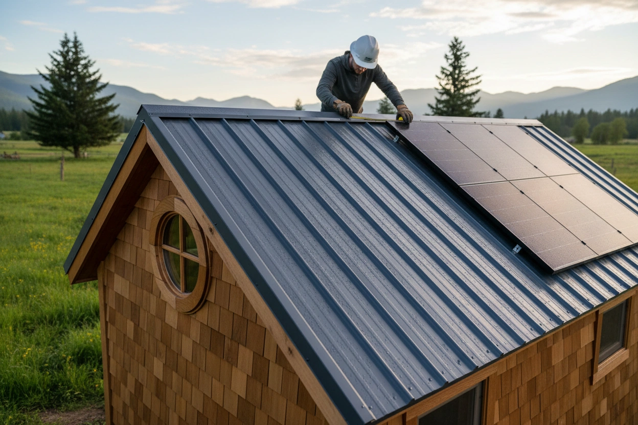 Professional image illustrating Understanding Tiny House Roofing