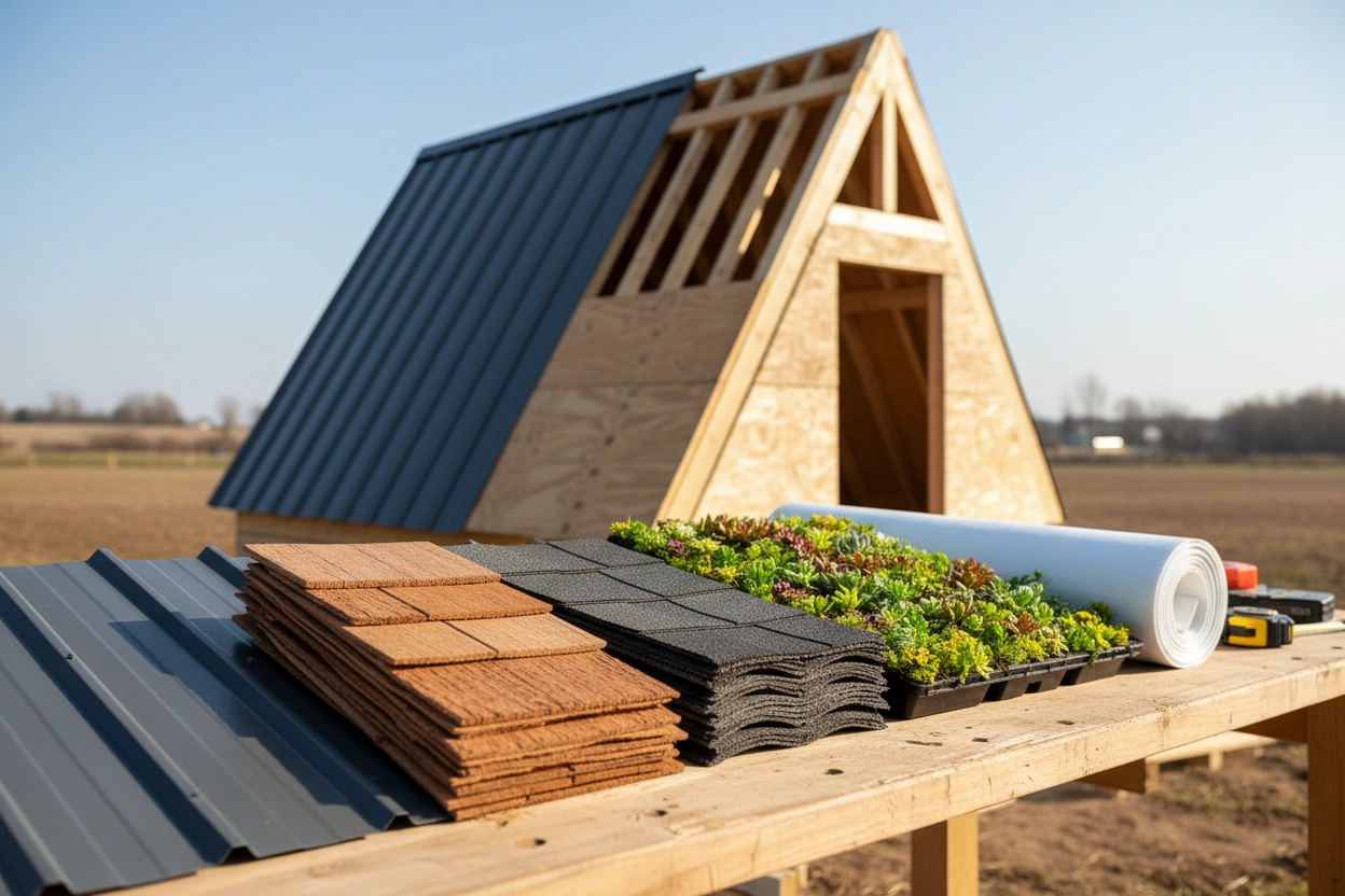 Professional image illustrating Top Roofing Materials for Tiny Houses: Pros and Cons
