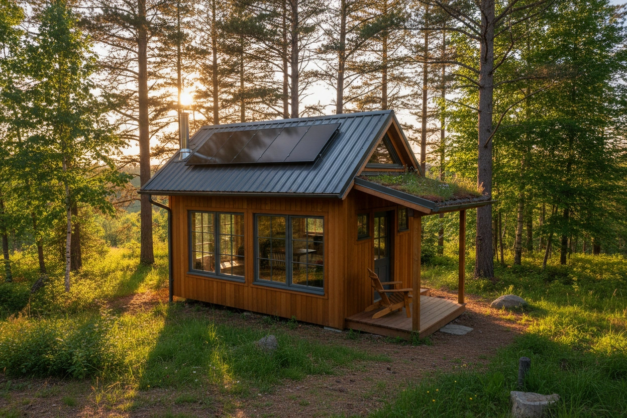 Professional image illustrating Understanding Tiny House Roofing