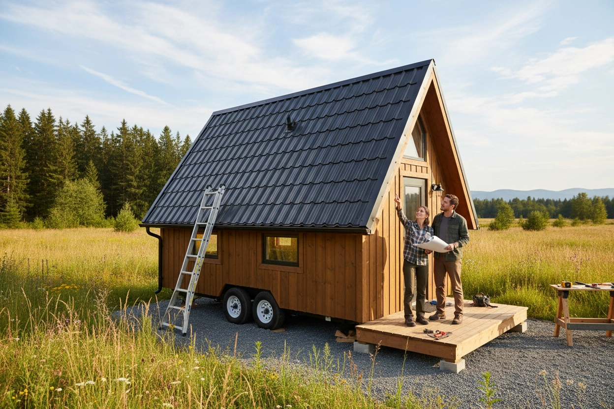 Professional image illustrating Understanding the Importance of Roofing in Tiny Houses