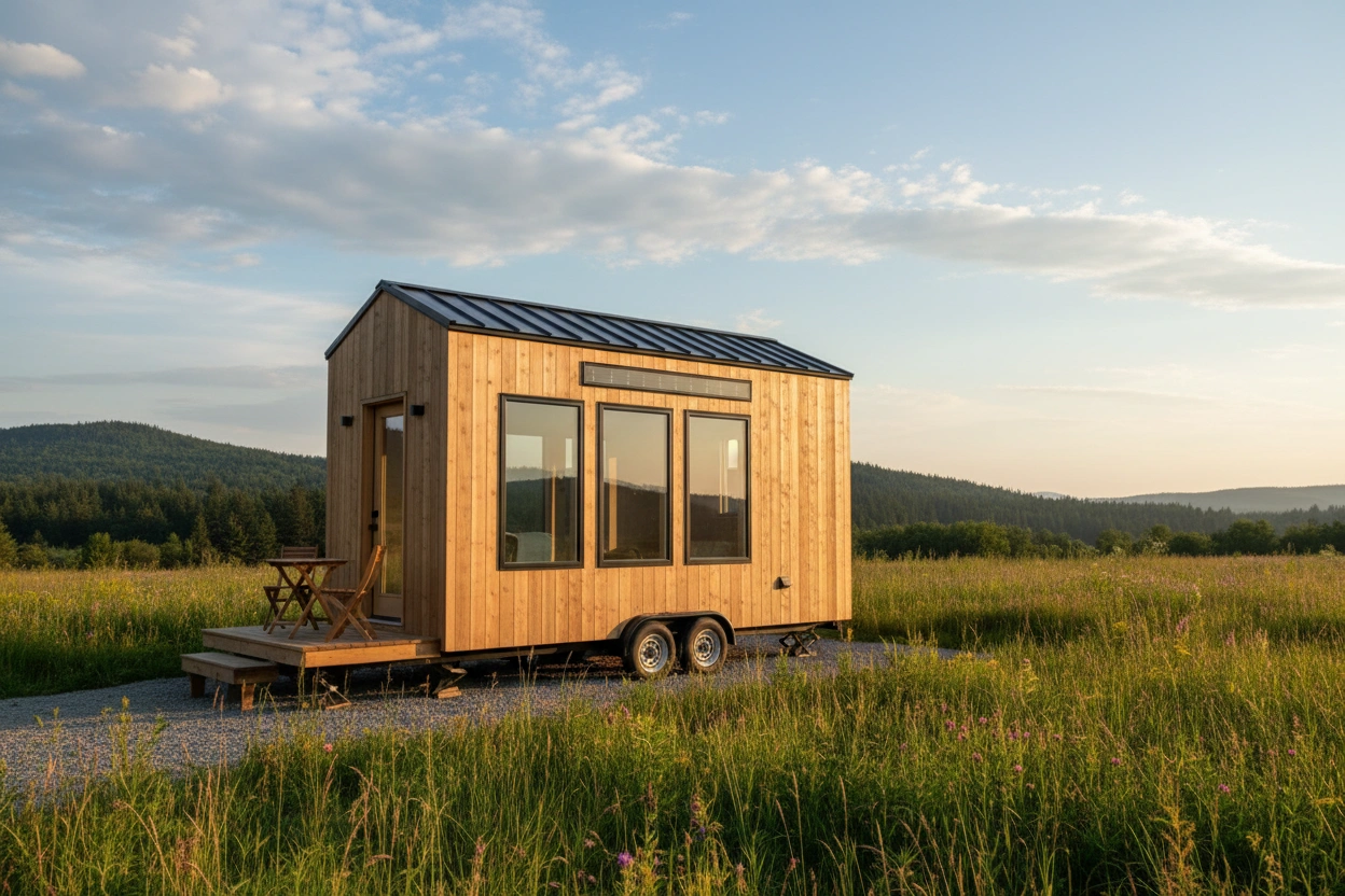 Professional image illustrating Key Considerations for Budget-Friendly Tiny House Design