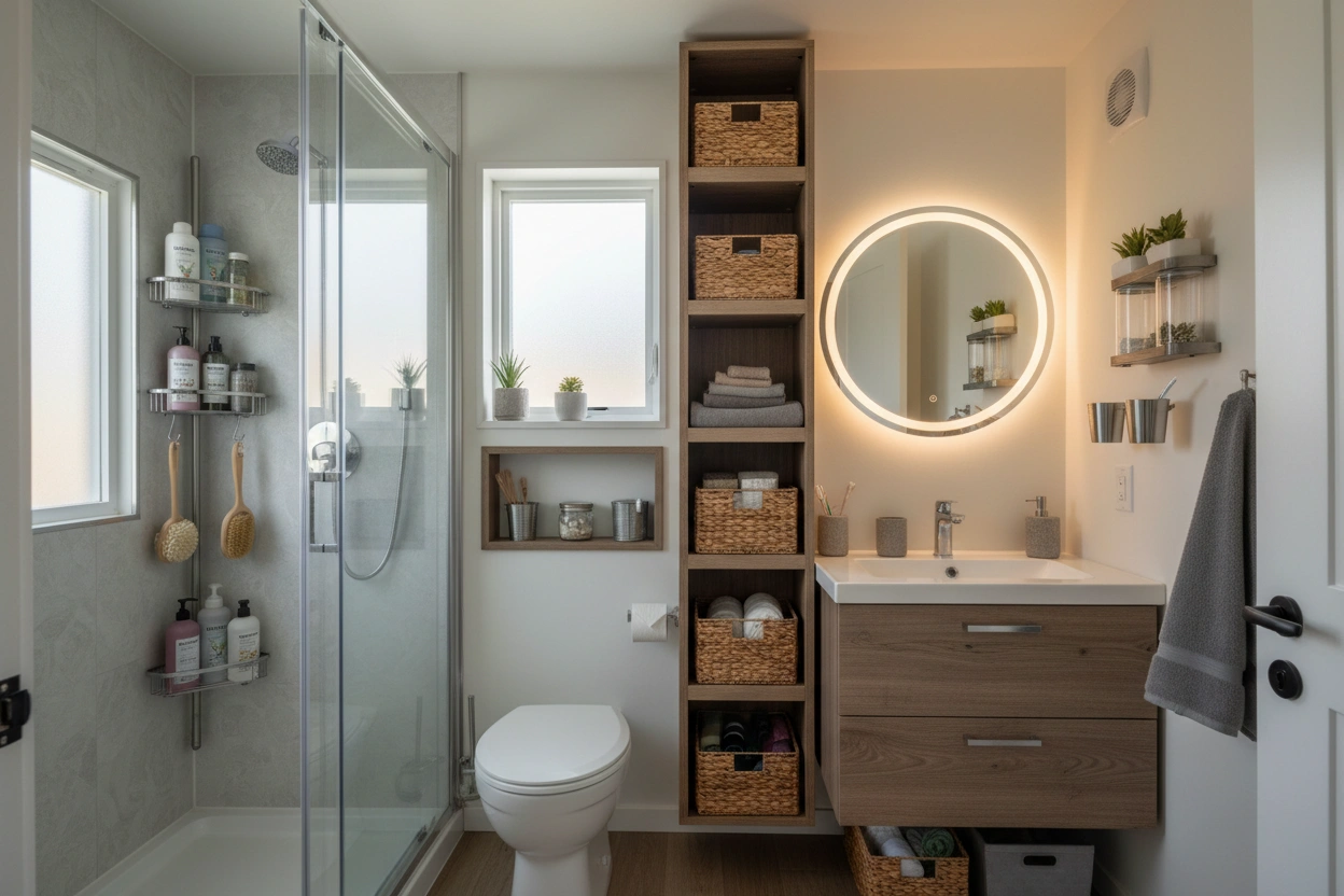 Smart Storage Solutions for Tiny House Bathrooms