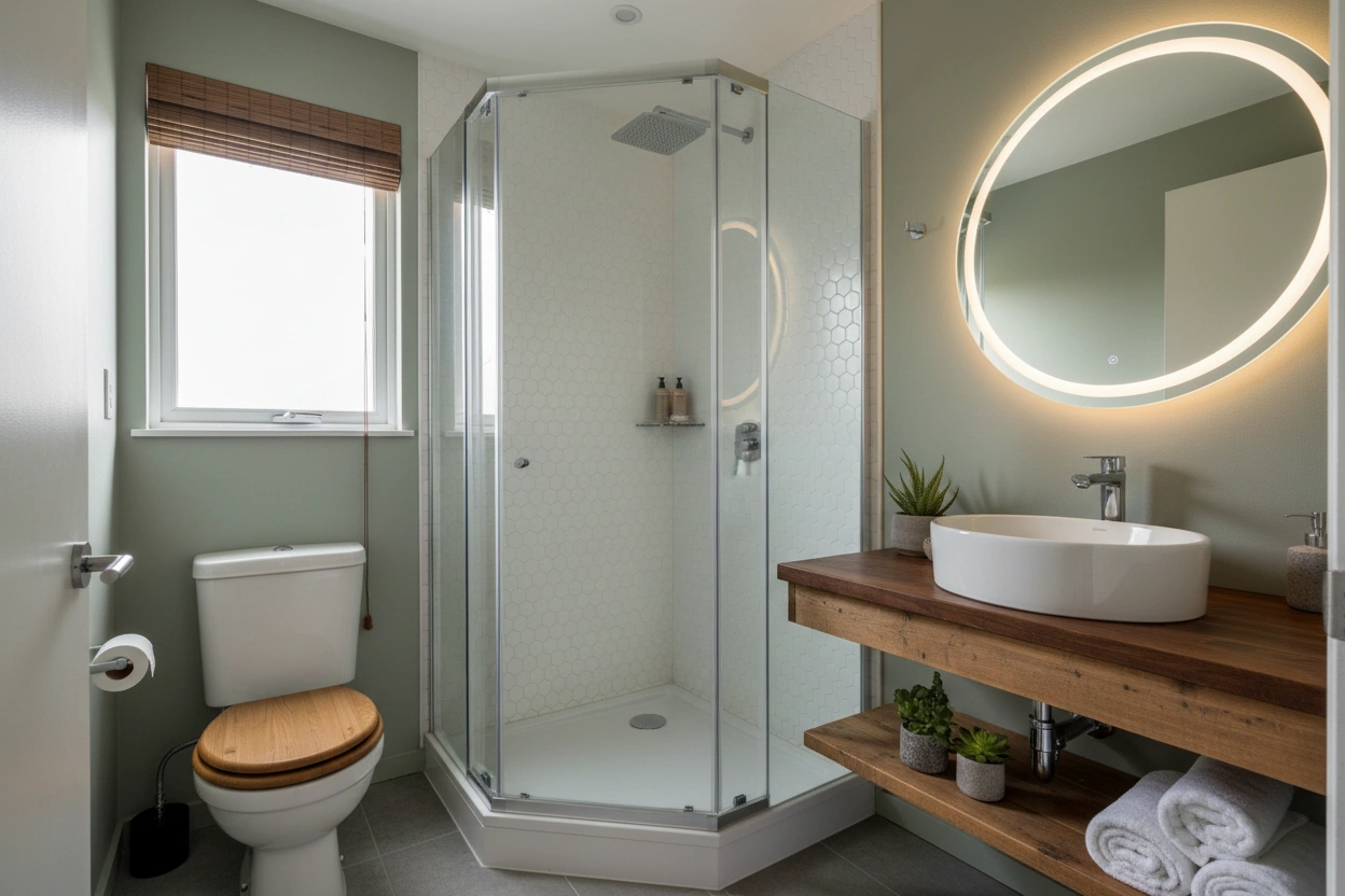 Professional image illustrating Creative Small Bathroom Ideas