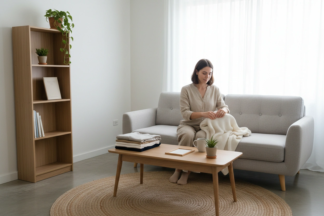 Professional image illustrating Top 10 Decluttering Tips for a Simpler Home