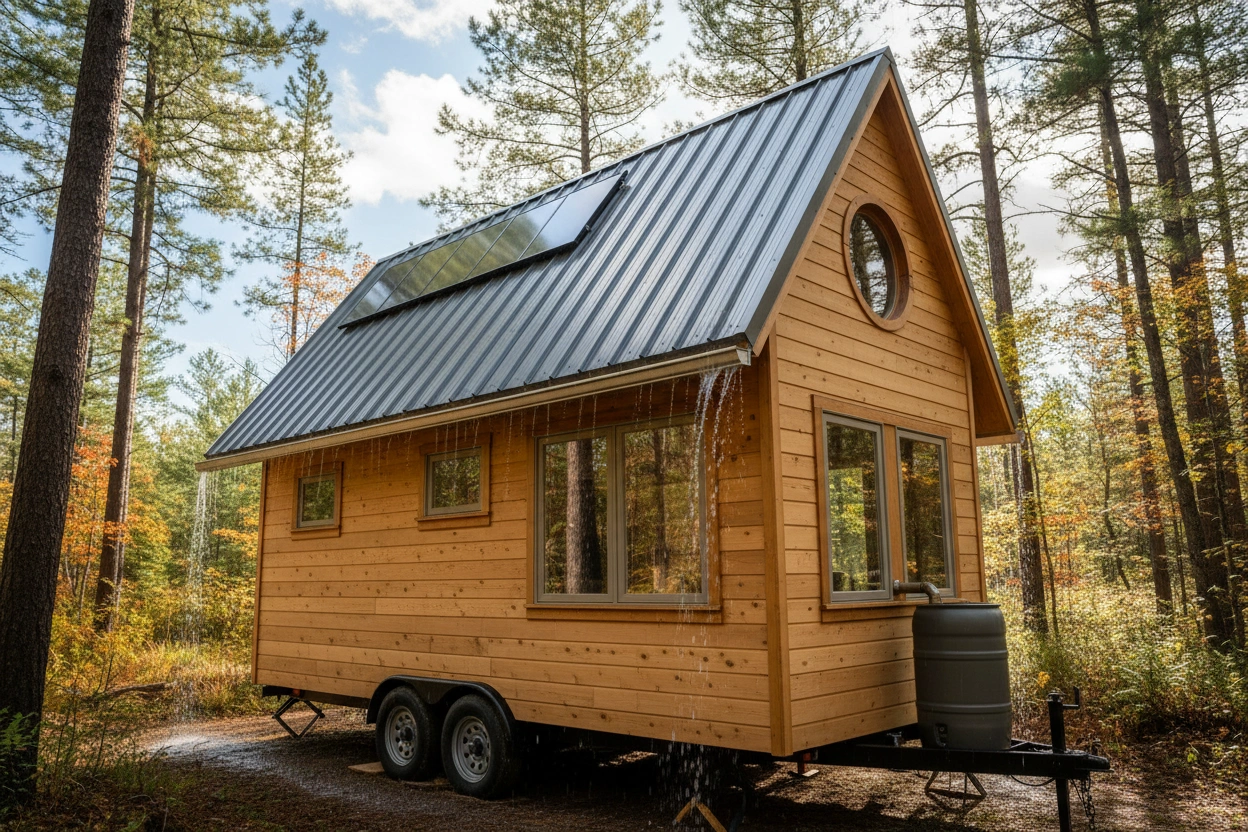 Professional image illustrating Understanding Tiny House Roofing