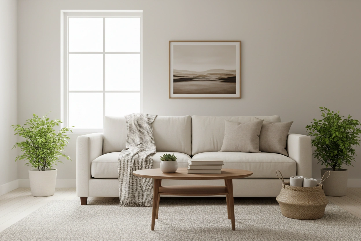 Professional image illustrating Top 10 Decluttering Tips for a Simpler Home
