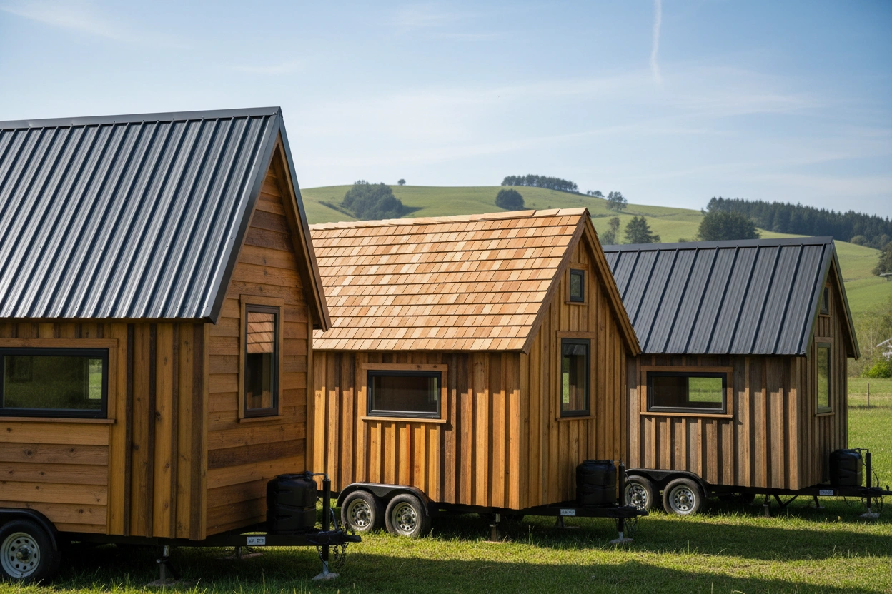 Professional image illustrating Top Roofing Materials for Tiny Houses: Pros and Cons