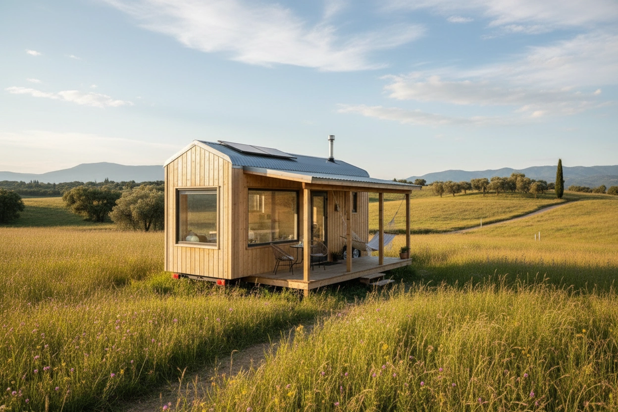 Professional image illustrating Understanding the Tiny House Movement in Spain