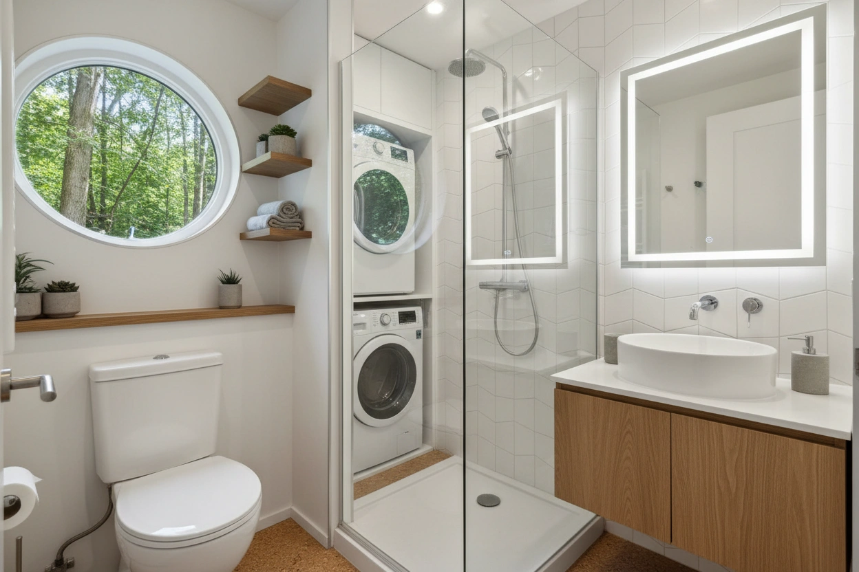 Best Fixtures for Maximizing Your Tiny House Bathroom