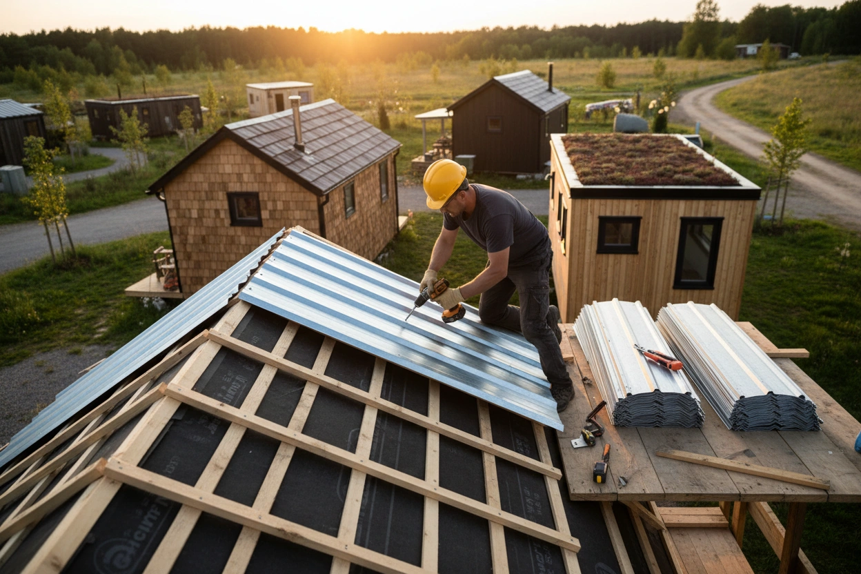 Professional image illustrating Understanding Tiny House Roofing Costs