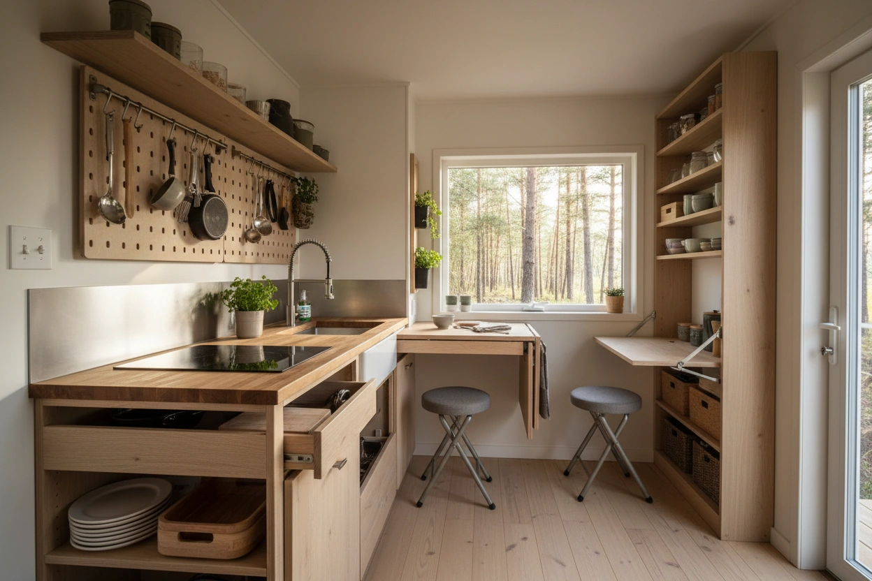 Multifunctional Furniture Solutions for Your Tiny House Kitchen