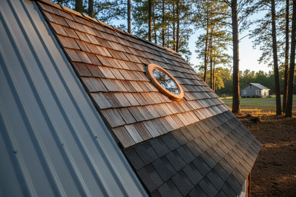 Professional image illustrating Top Roofing Materials for Tiny Houses: Pros and Cons