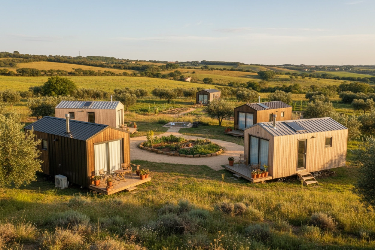 Professional image illustrating 1. Eco Village Los Olivos