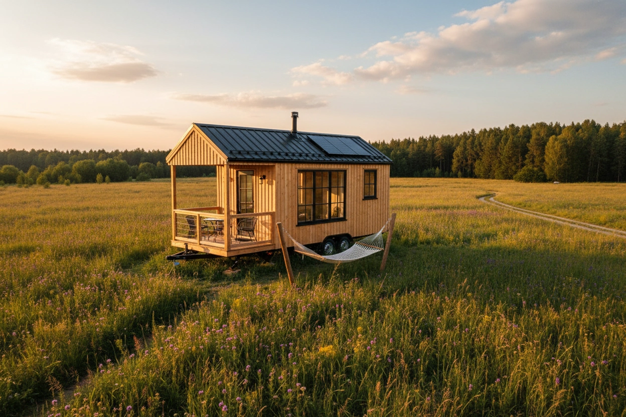 Professional image illustrating Traditional Tiny House Design