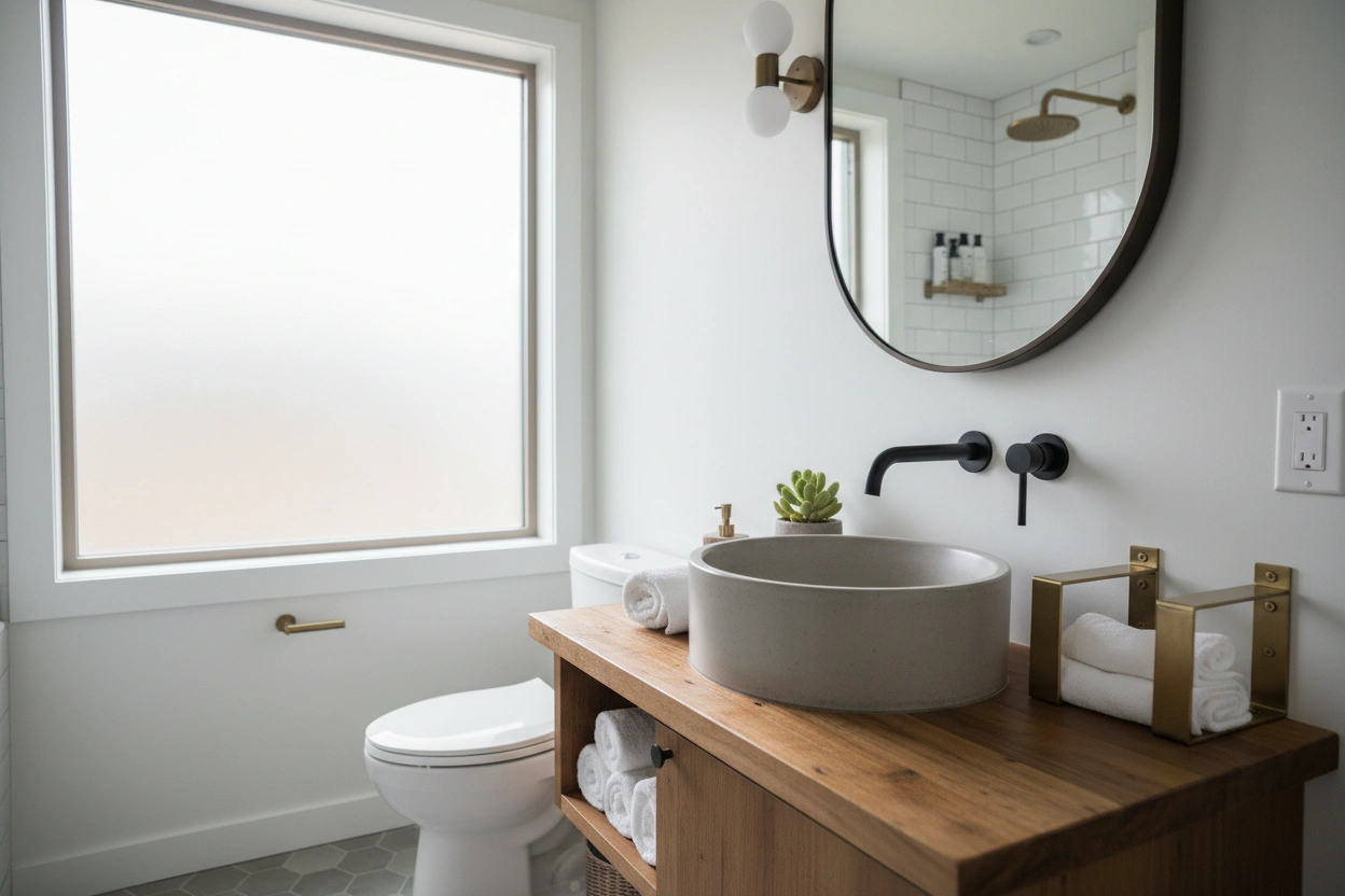 Stylish Fixtures for Your Tiny House Bathroom