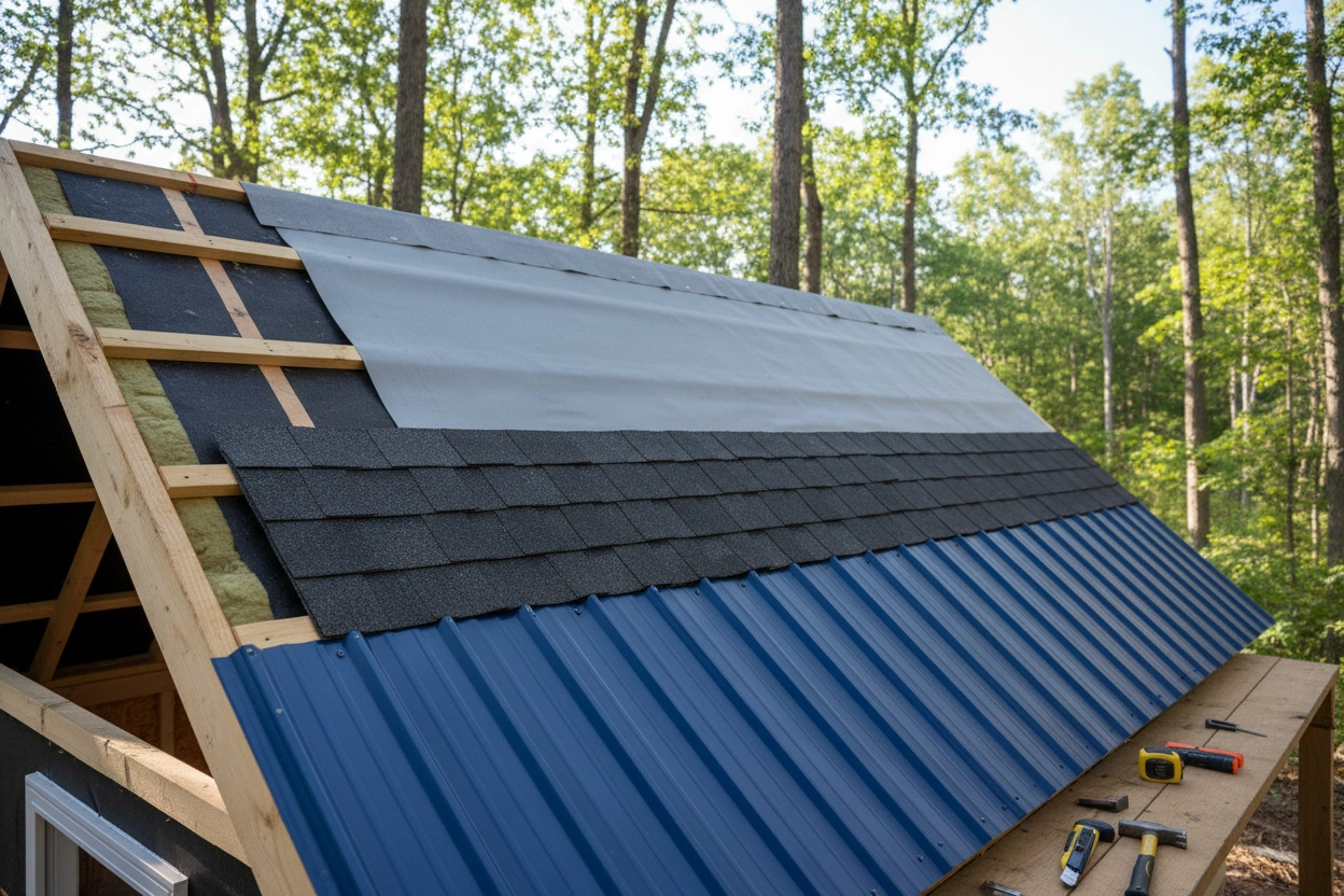 Professional image illustrating Understanding the Basics of Tiny House Roofing