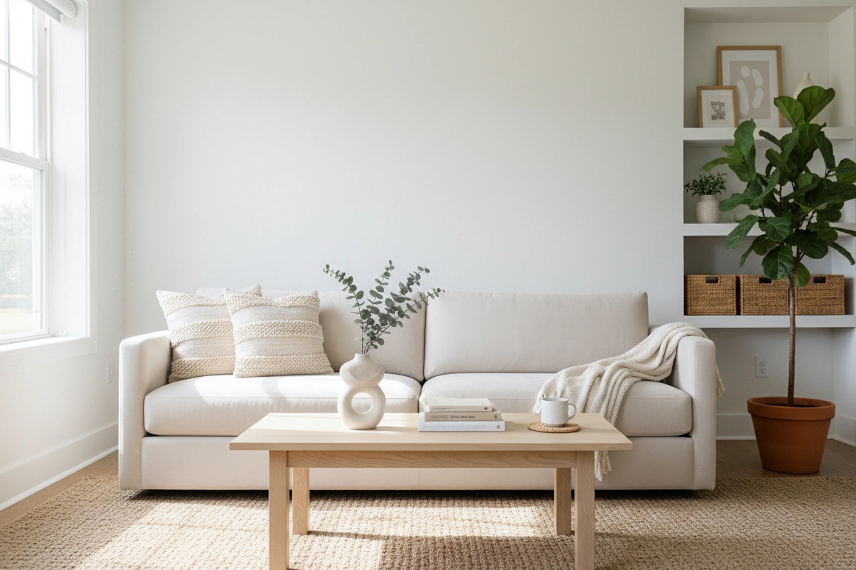 Professional image illustrating Top 10 Decluttering Tips for a Simpler Home