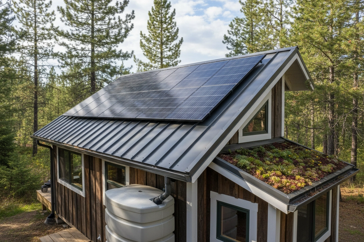 Professional image illustrating Maximizing Energy Efficiency in Your Tiny House