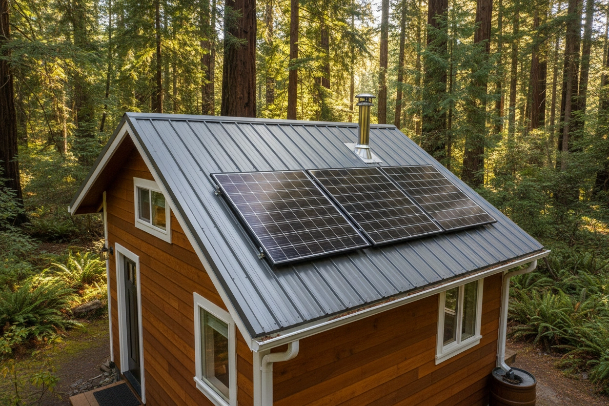 Professional image illustrating Understanding Tiny House Roofing