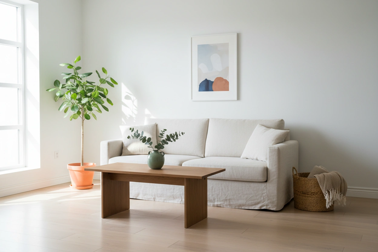Professional image illustrating Top 10 Decluttering Tips for a Simpler Home