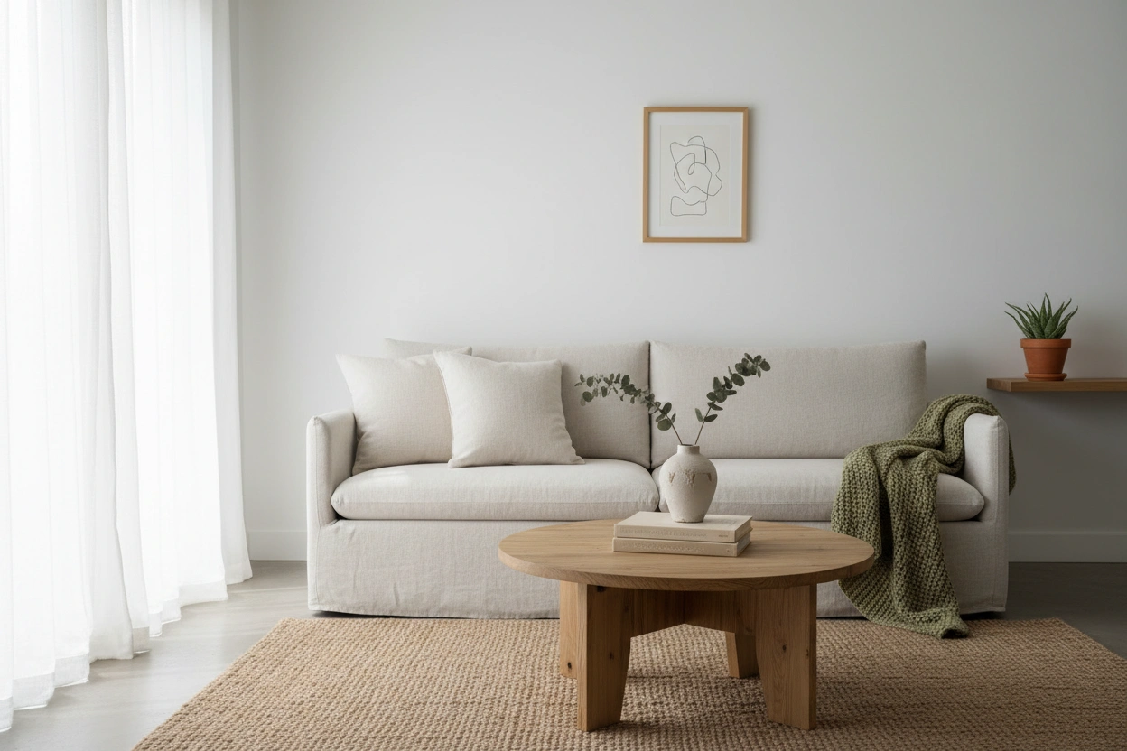 Professional image illustrating Affordable Home Decor Ideas Aligned with Simple Living