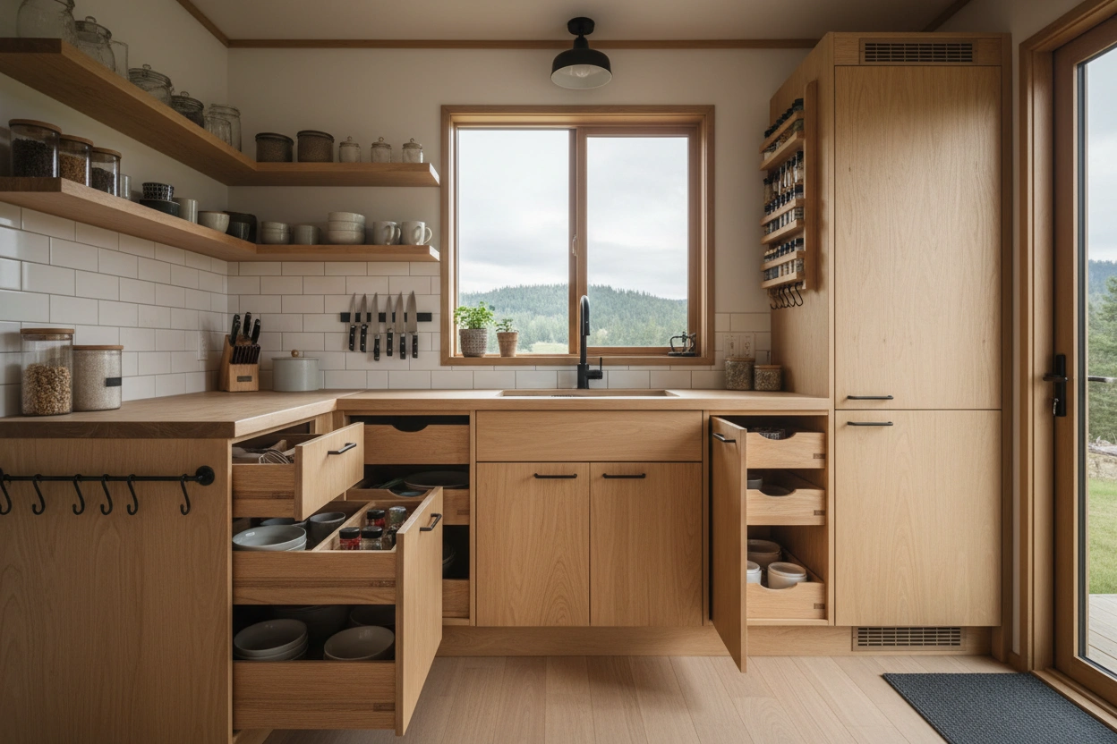Professional image illustrating Creative Storage Solutions