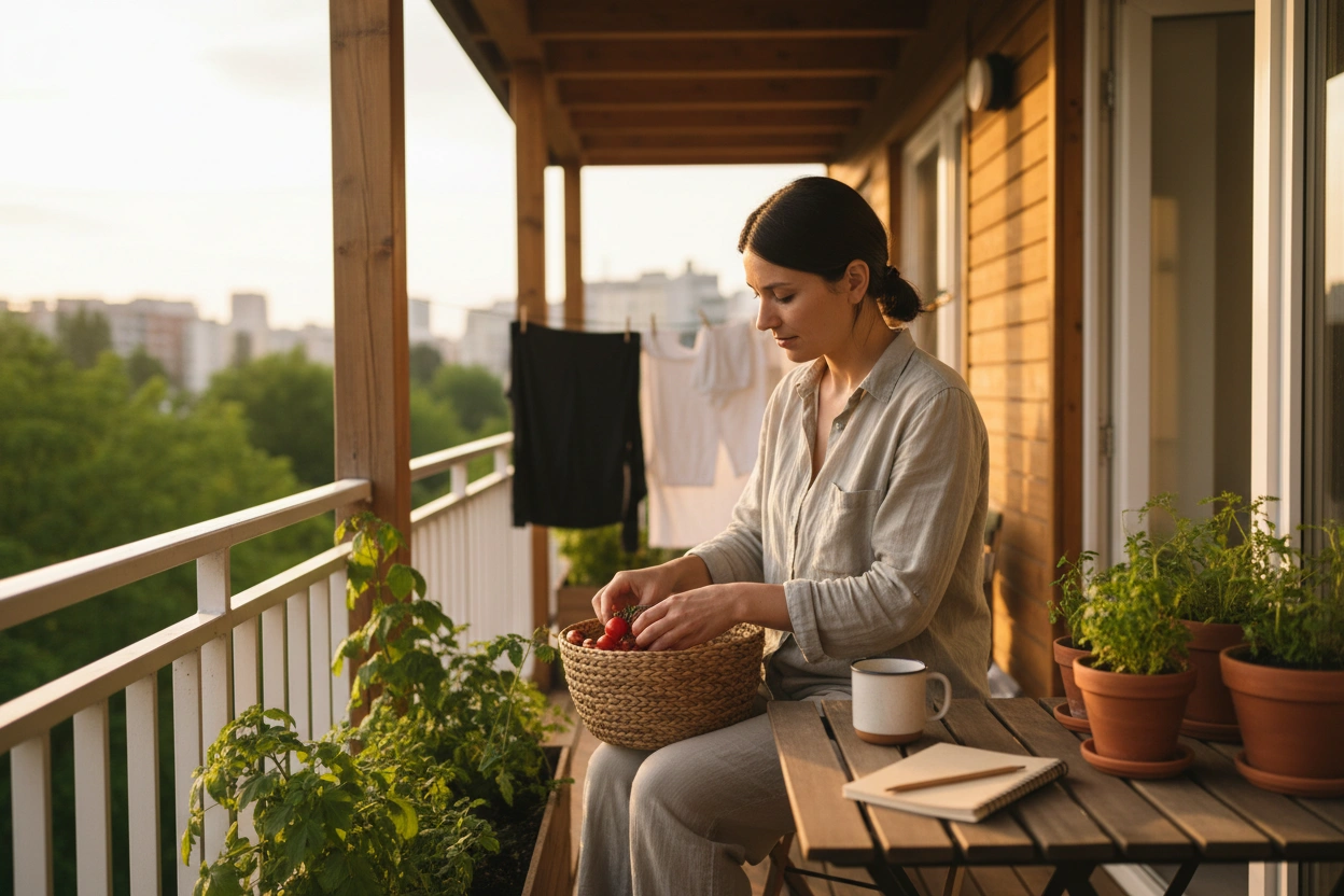 Professional image illustrating Embracing Sustainable Living Through Mindful Consumption