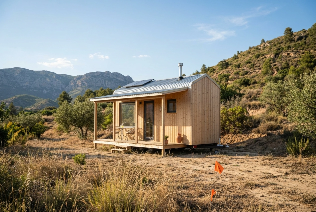 Professional image illustrating Common Misconceptions About Tiny Houses in Spain