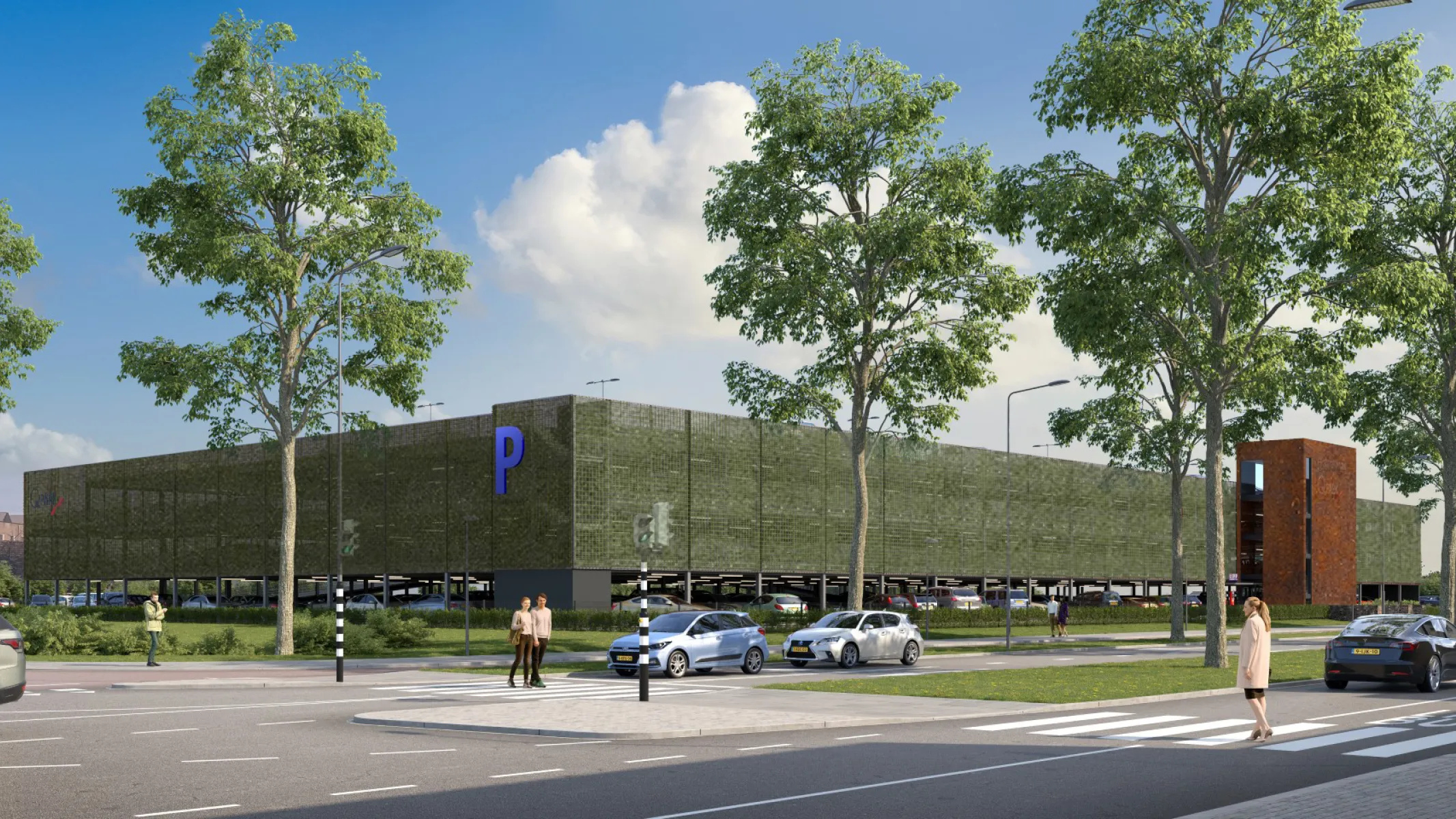 Continental Car Parks en Q-Park realiseren parkeergarage Frontenpark Maastricht