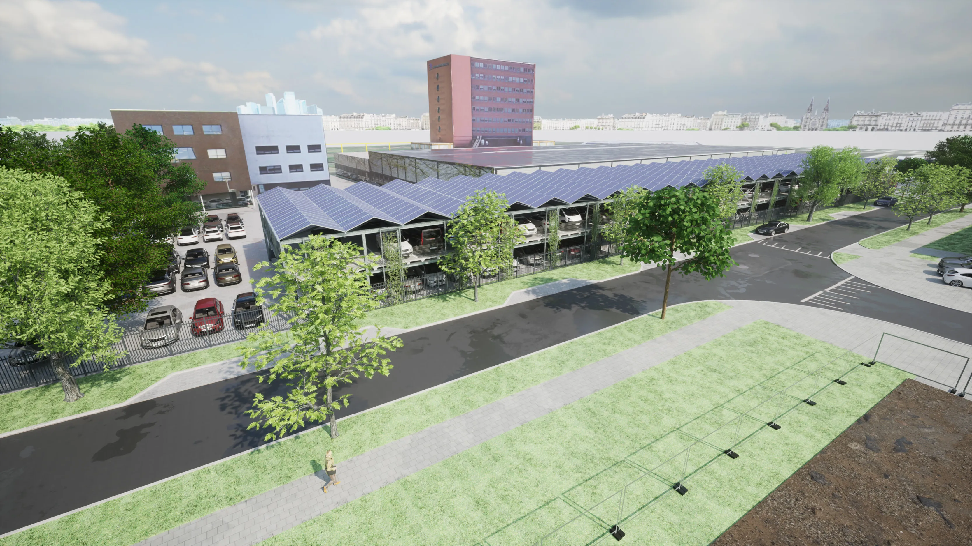 Start bouw parkeerdek Chromiumweg Amersfoort