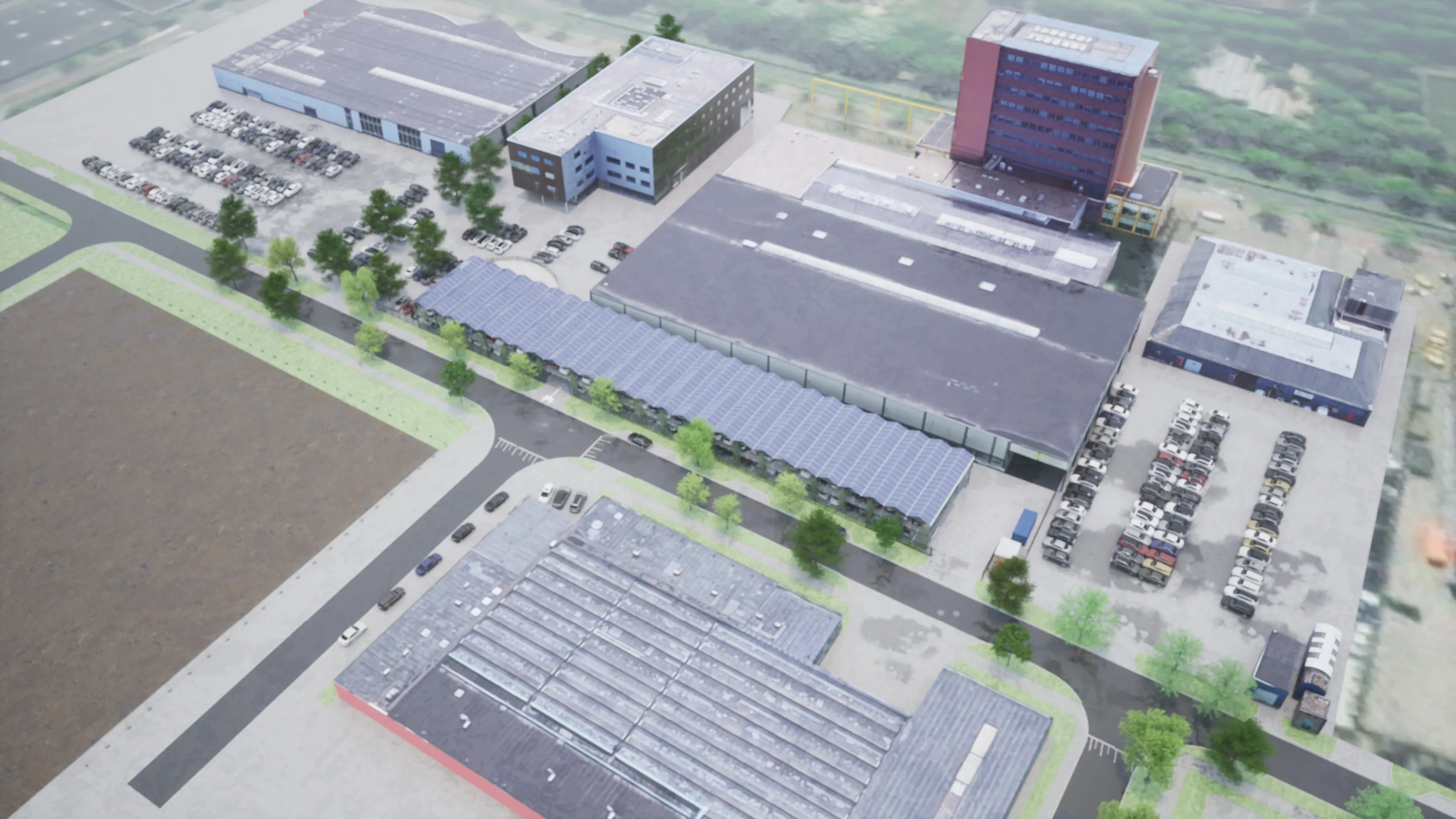 Start bouw parkeerdek Chromiumweg Amersfoort