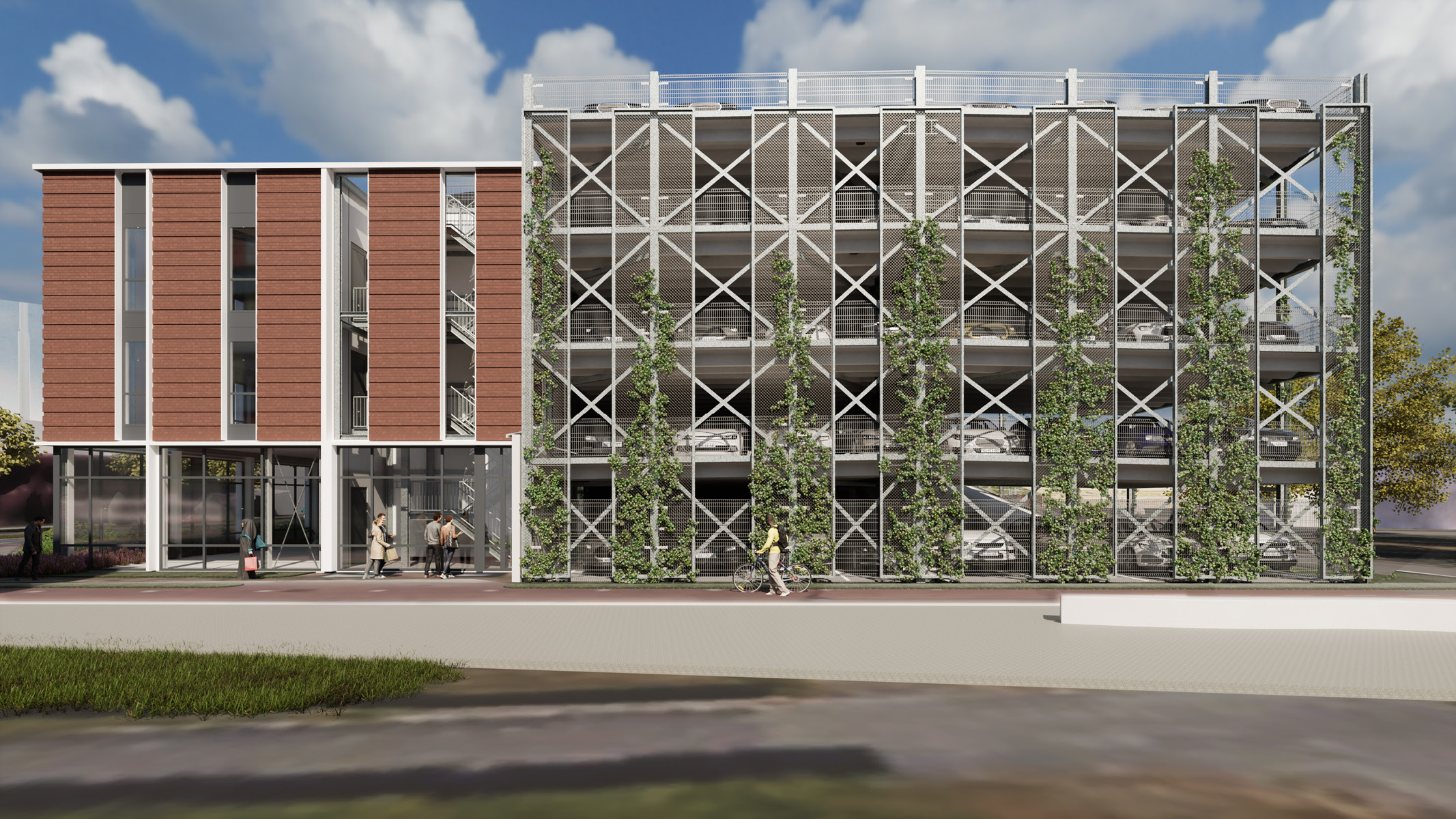 Continental Car Parks realiseert bedrijfsgebouw en parkeergarage Rijnparc Arnhem