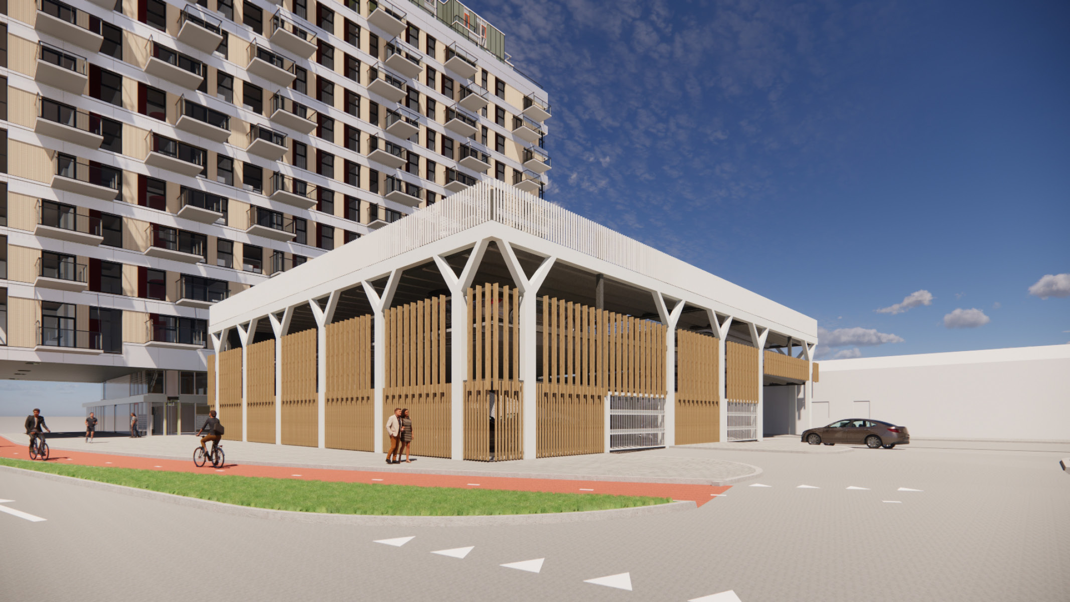 Continental Car Parks realiseert parkeergarage Ceylonpoort Haarlem