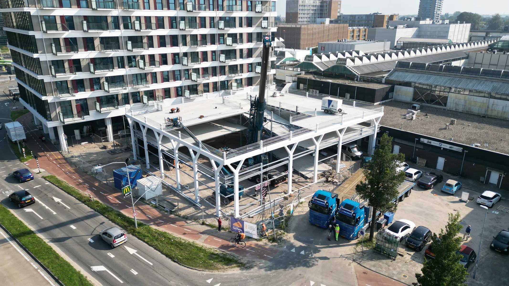 Parkeergarage Ceylonpoort Haarlem: circulair en flexibel