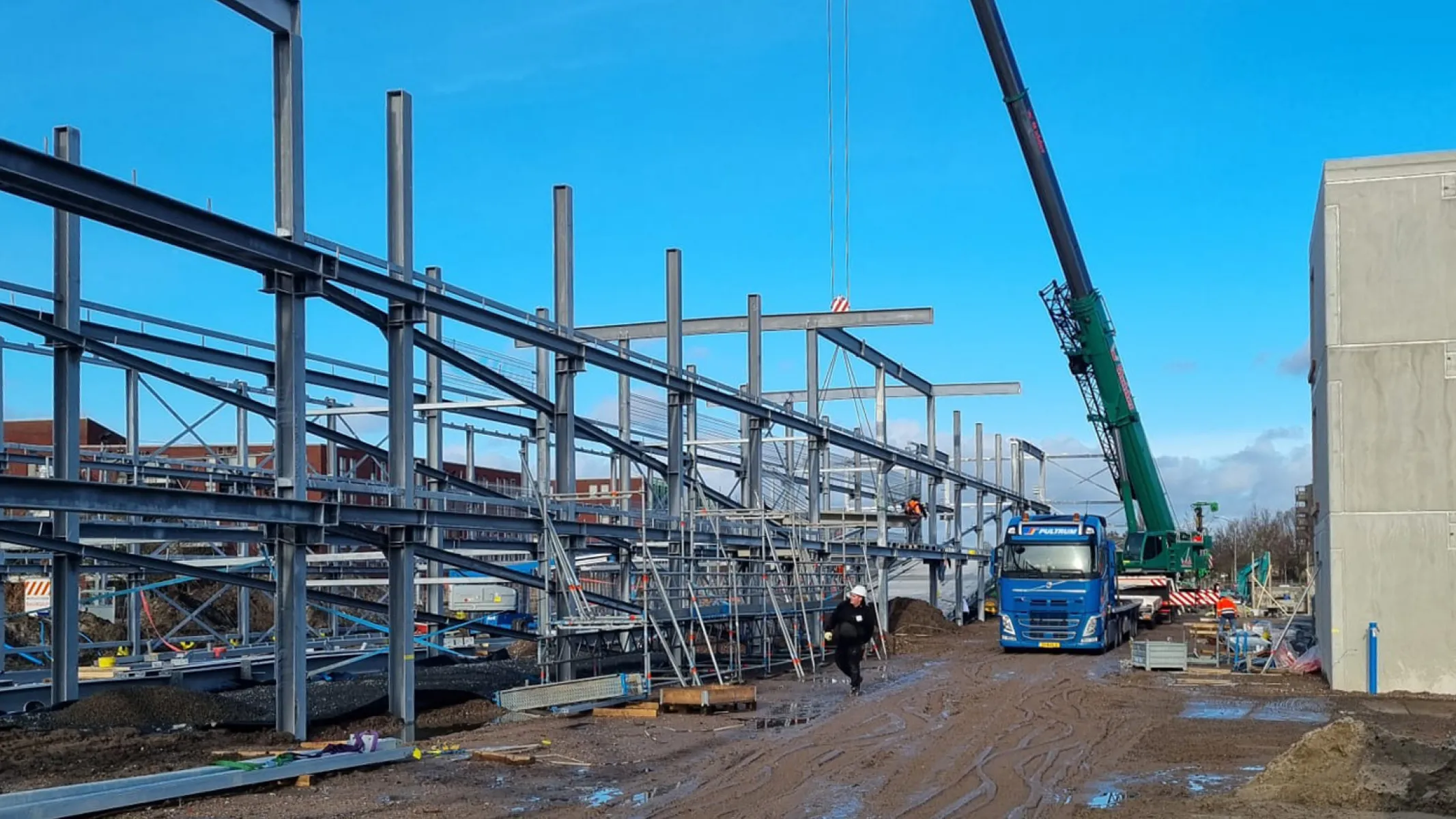 Voortgang bouw Mobiliteitshub WijCK in Pijnacker-Nootdorp