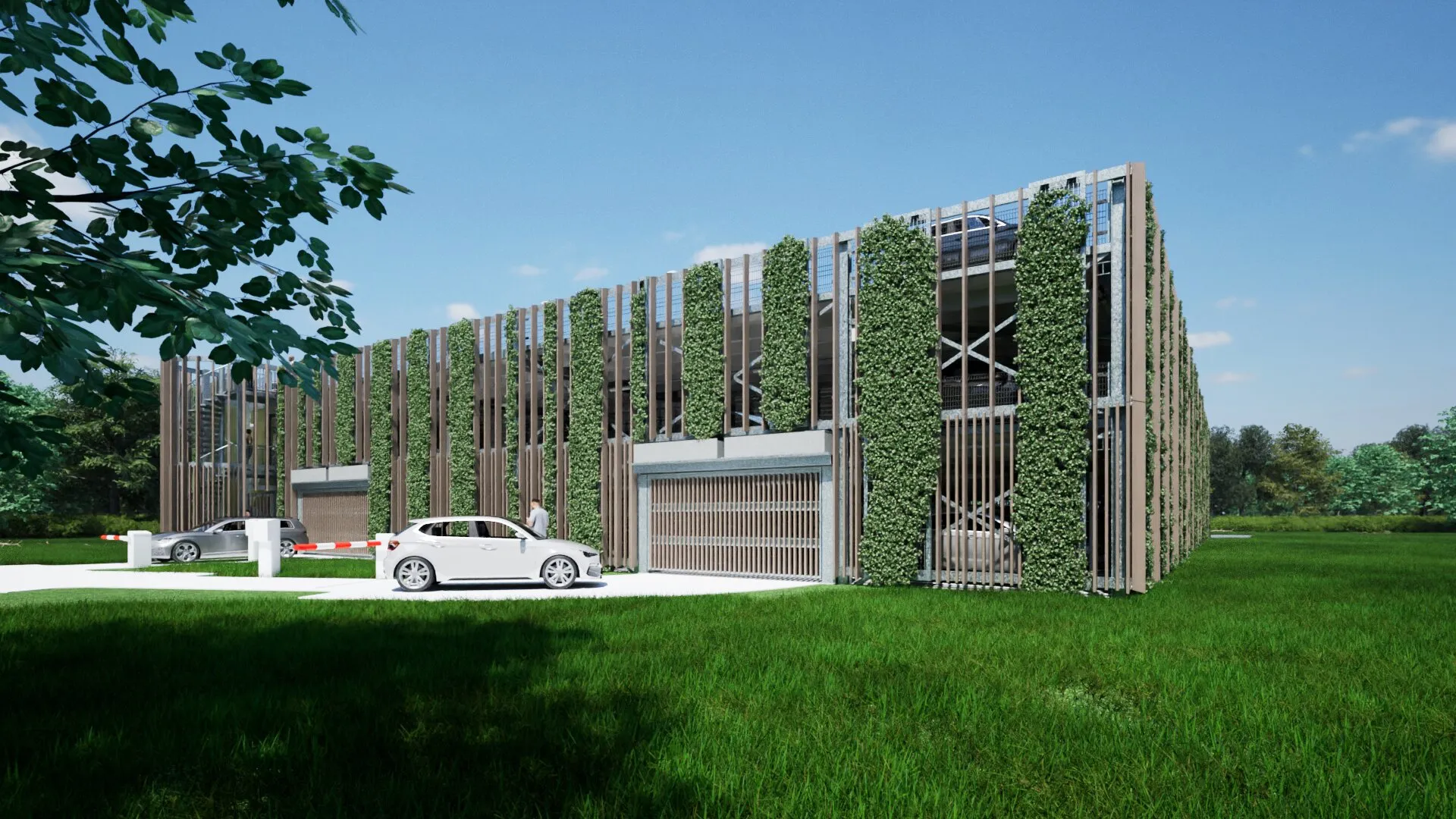 Bouw parkeergarage bij Scania Gasthuisdijk Zwolle