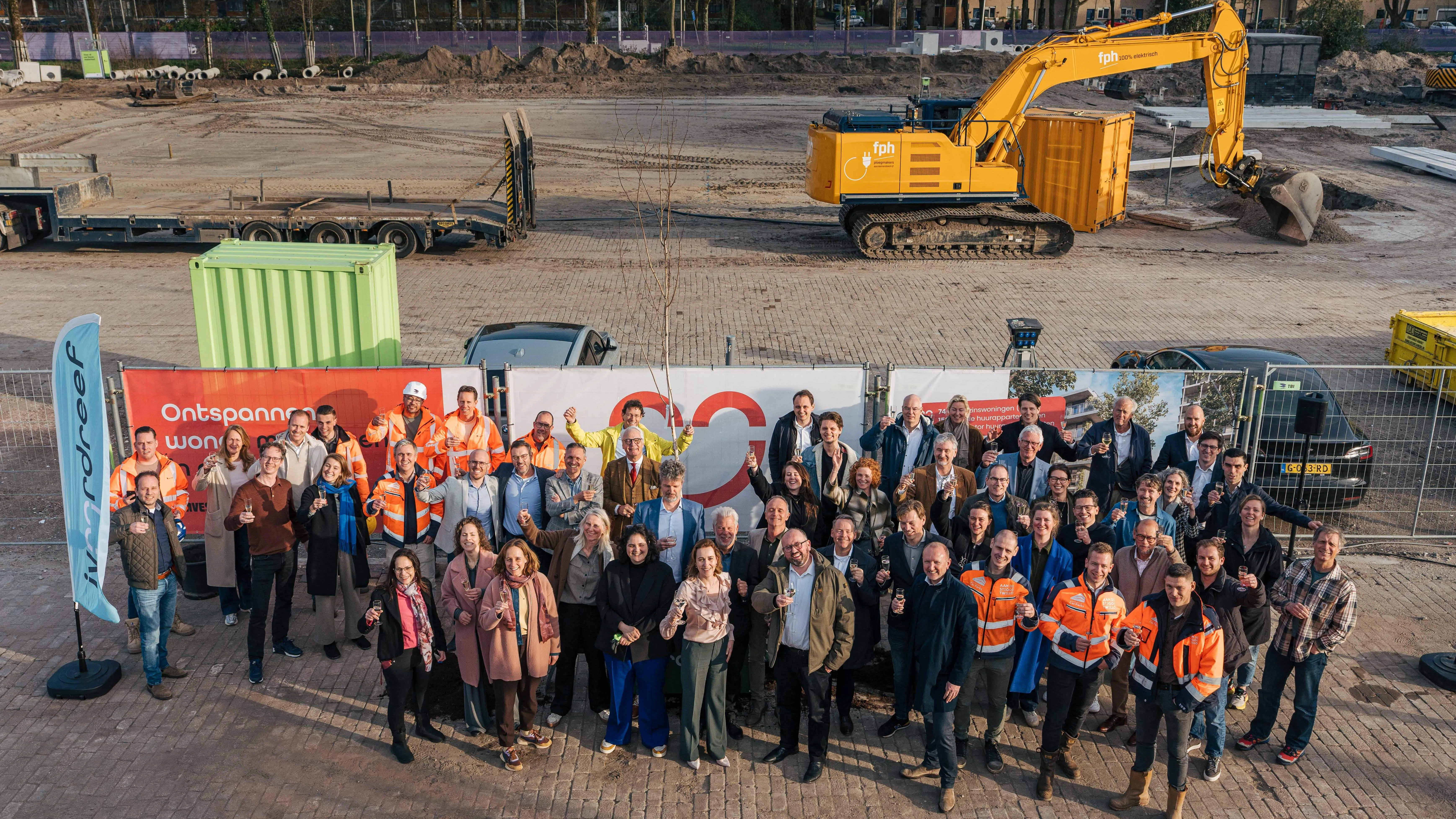 Feestelijk startsein voor Ivoordreef-project in Utrecht Overvecht