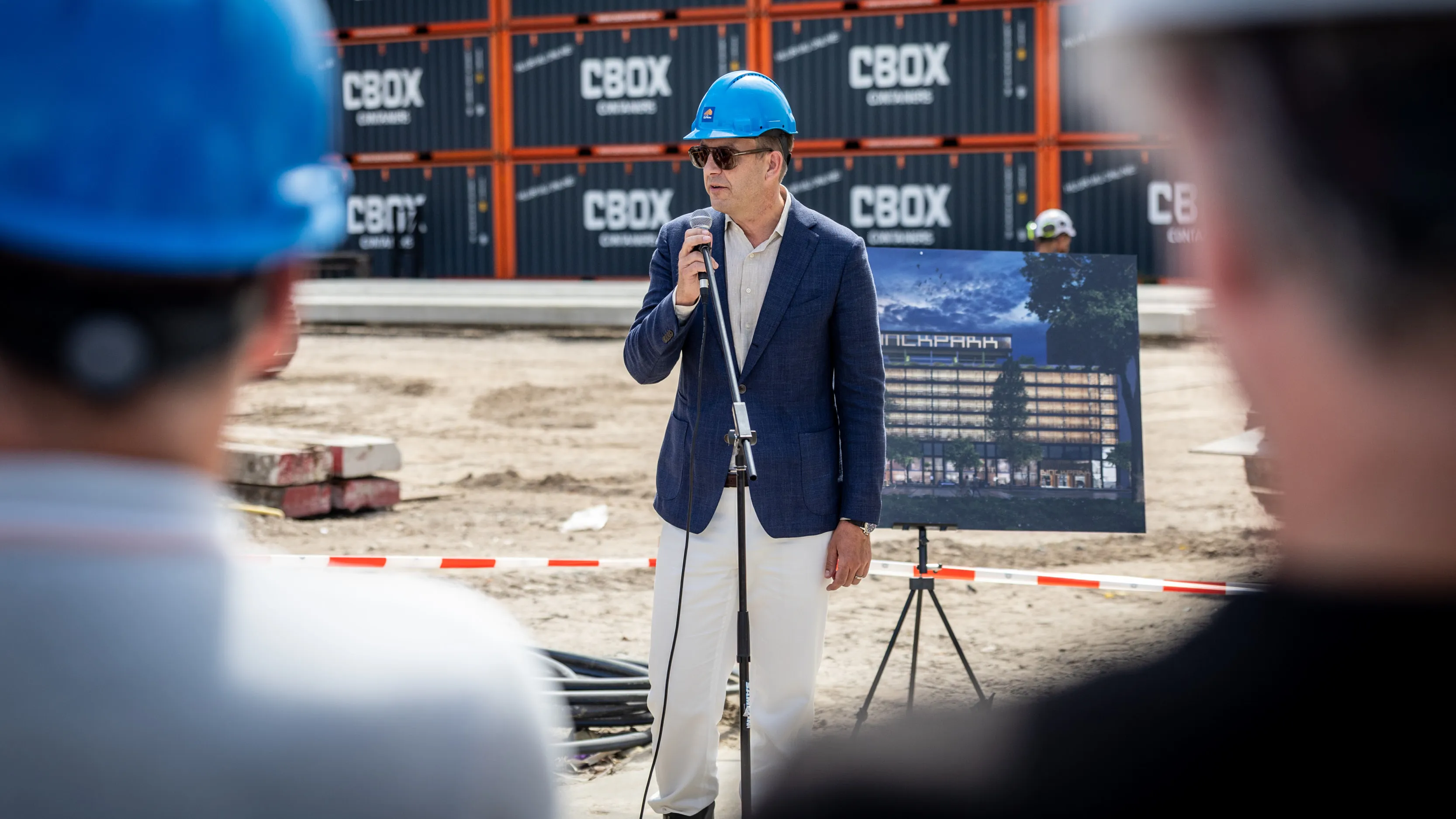 Feestelijke start bouw mobiliteitshub BinckPARK Den Haag