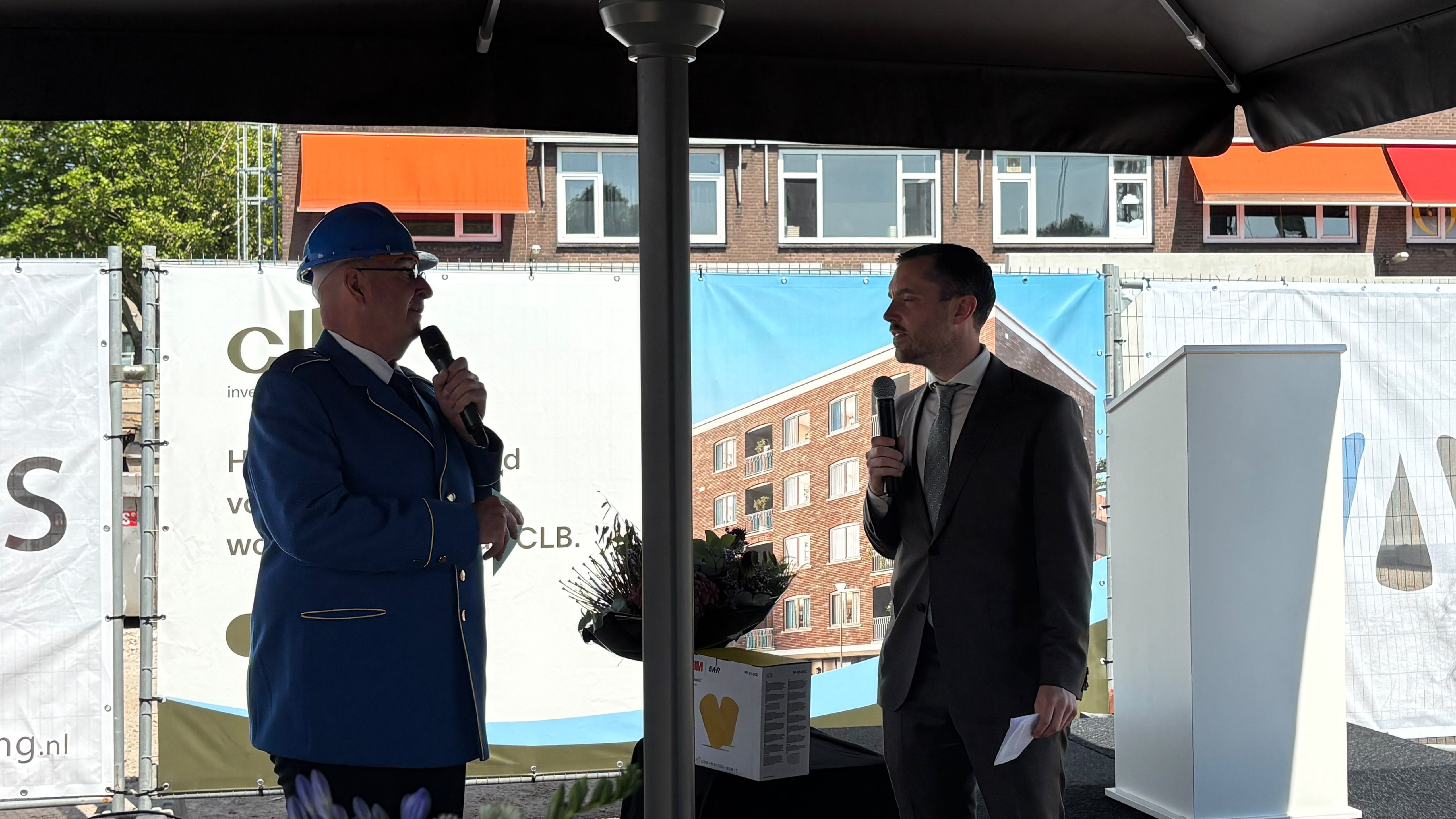 Start bouw gevierd van groene parkeerhub De Nieuwe Kethelpoort in Schiedam