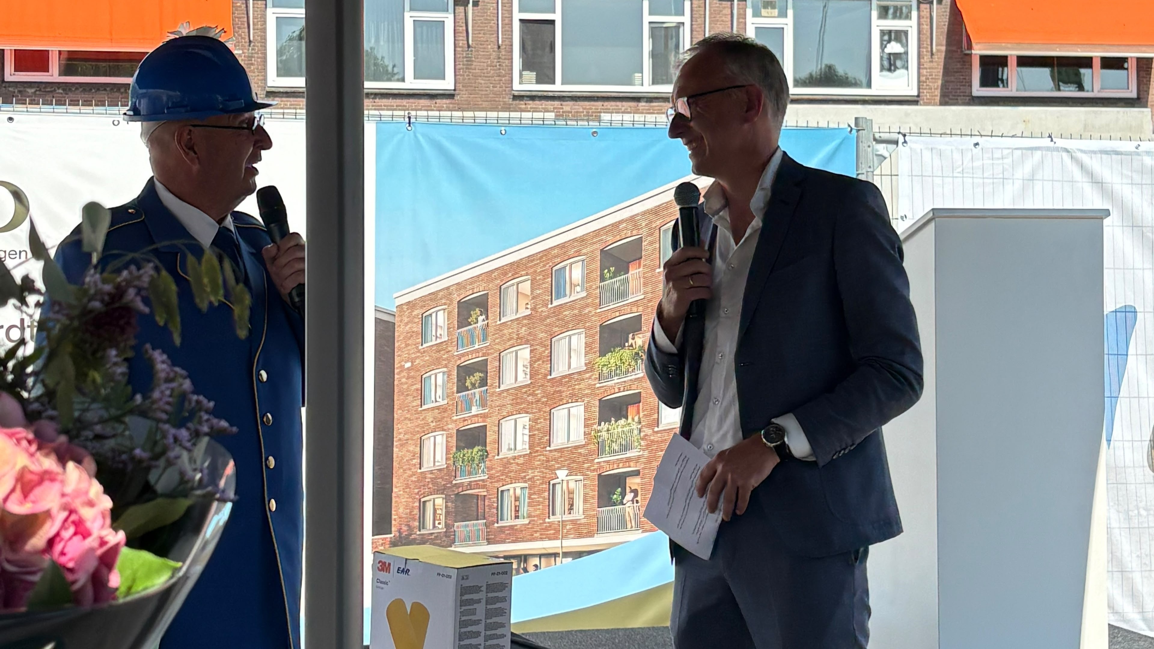 Start bouw gevierd van groene parkeerhub De Nieuwe Kethelpoort in Schiedam
