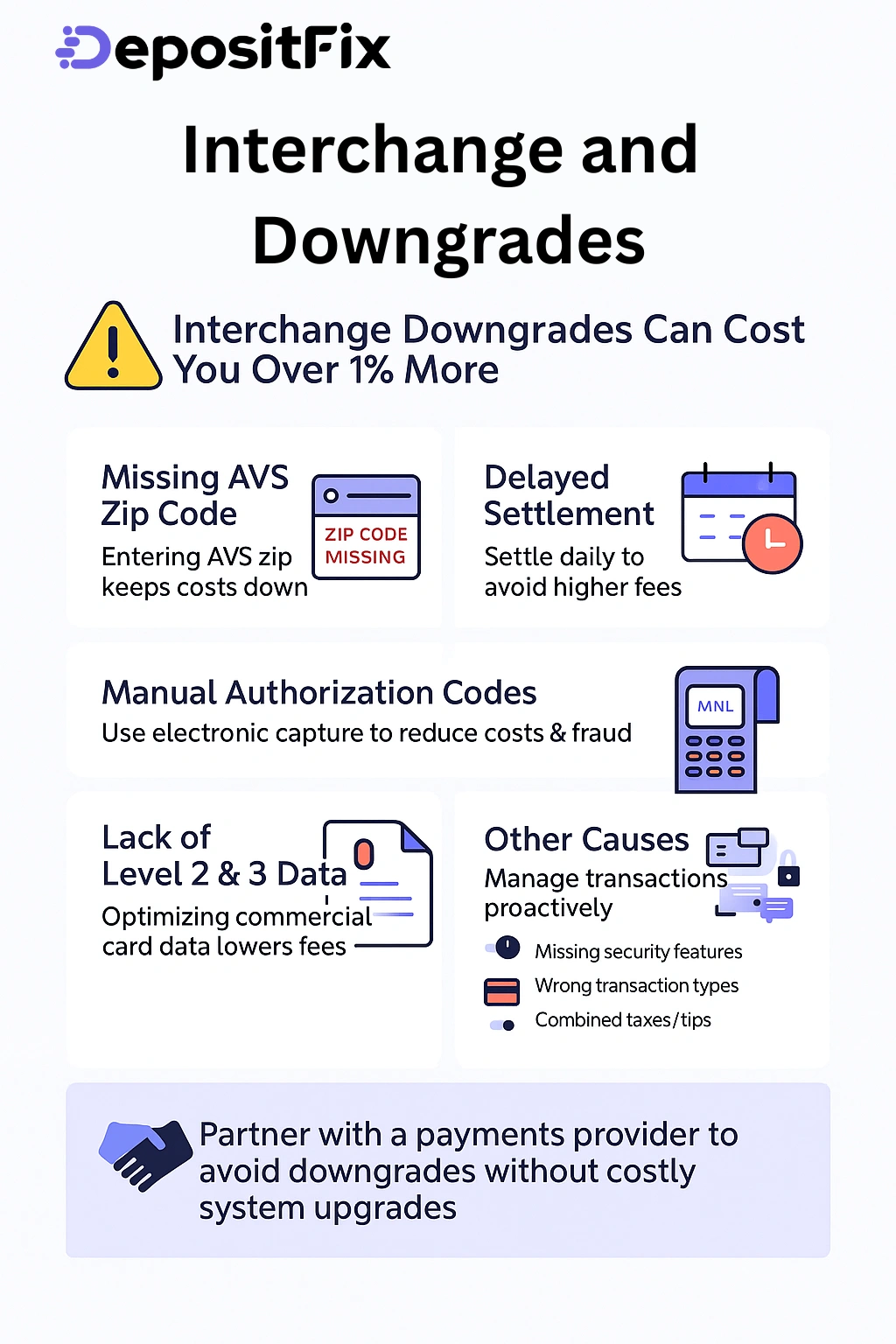 interchange and downgrades