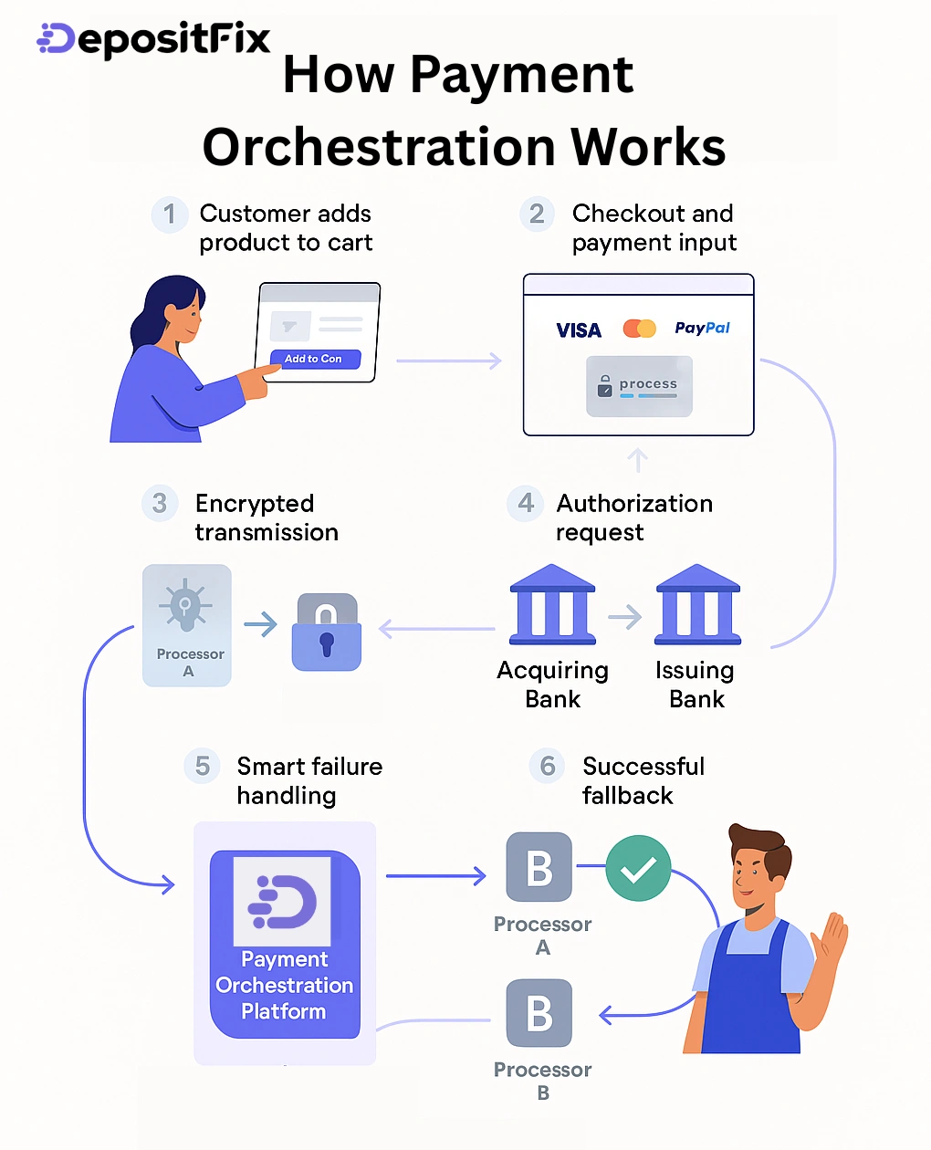 how payment orchestration works