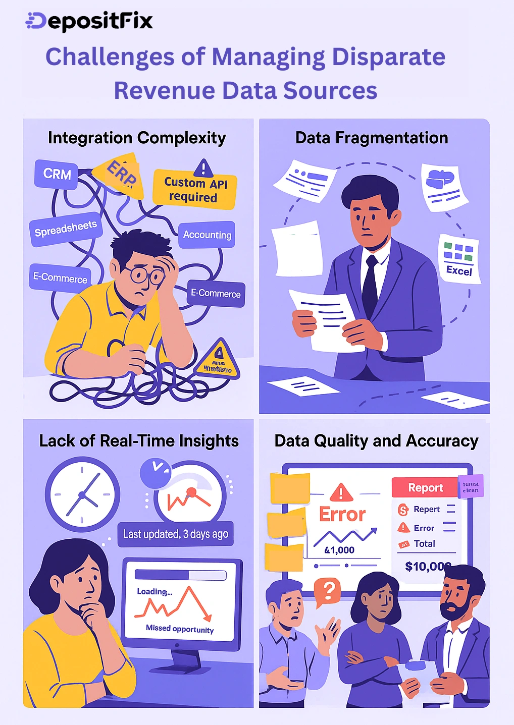 challenges of managing disparate revenue data sources