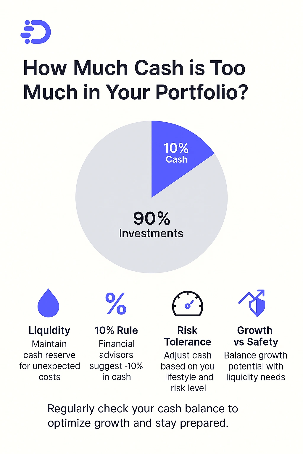 how much cash is too much in your portfolio