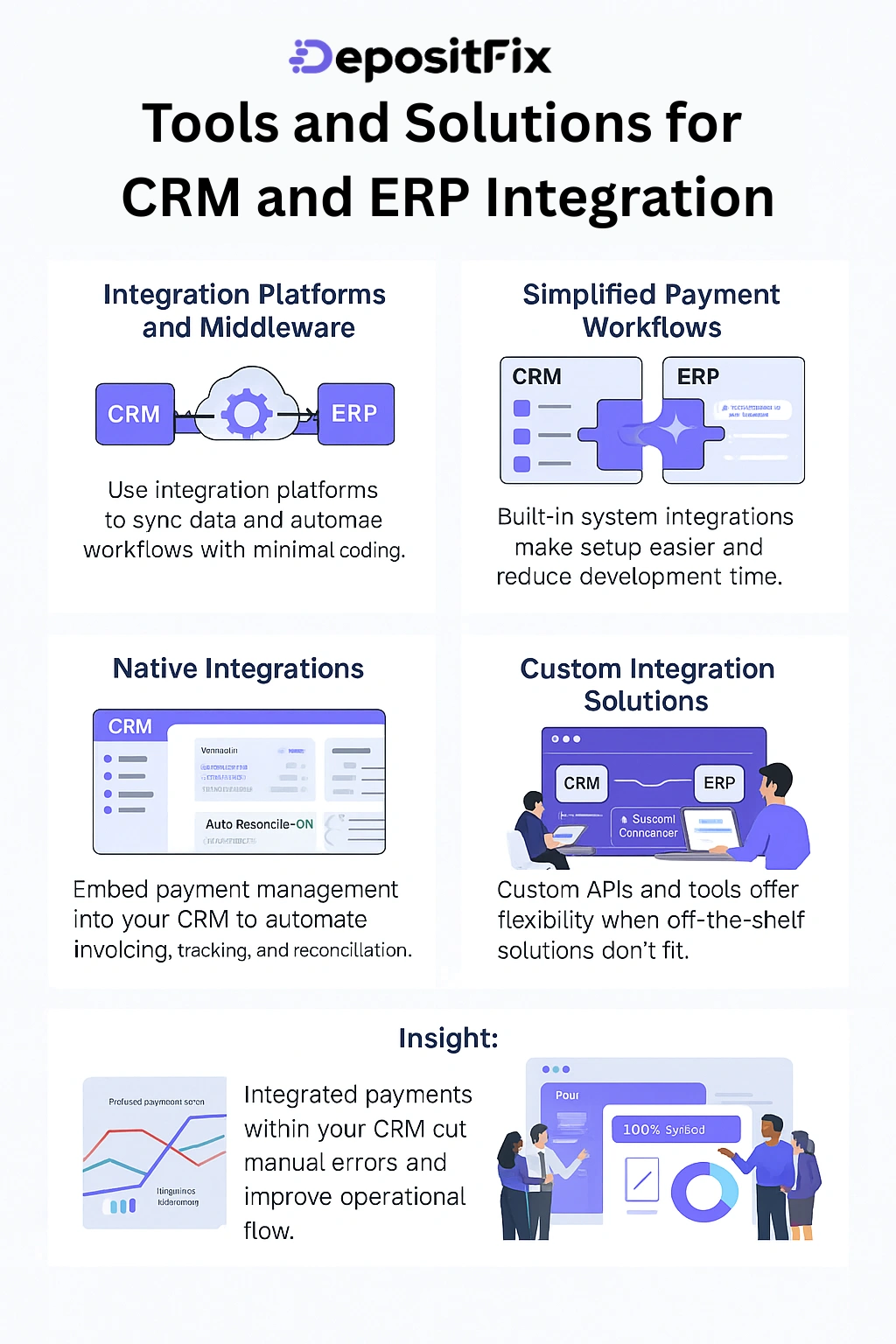 tools and solutions for crm and erp integration