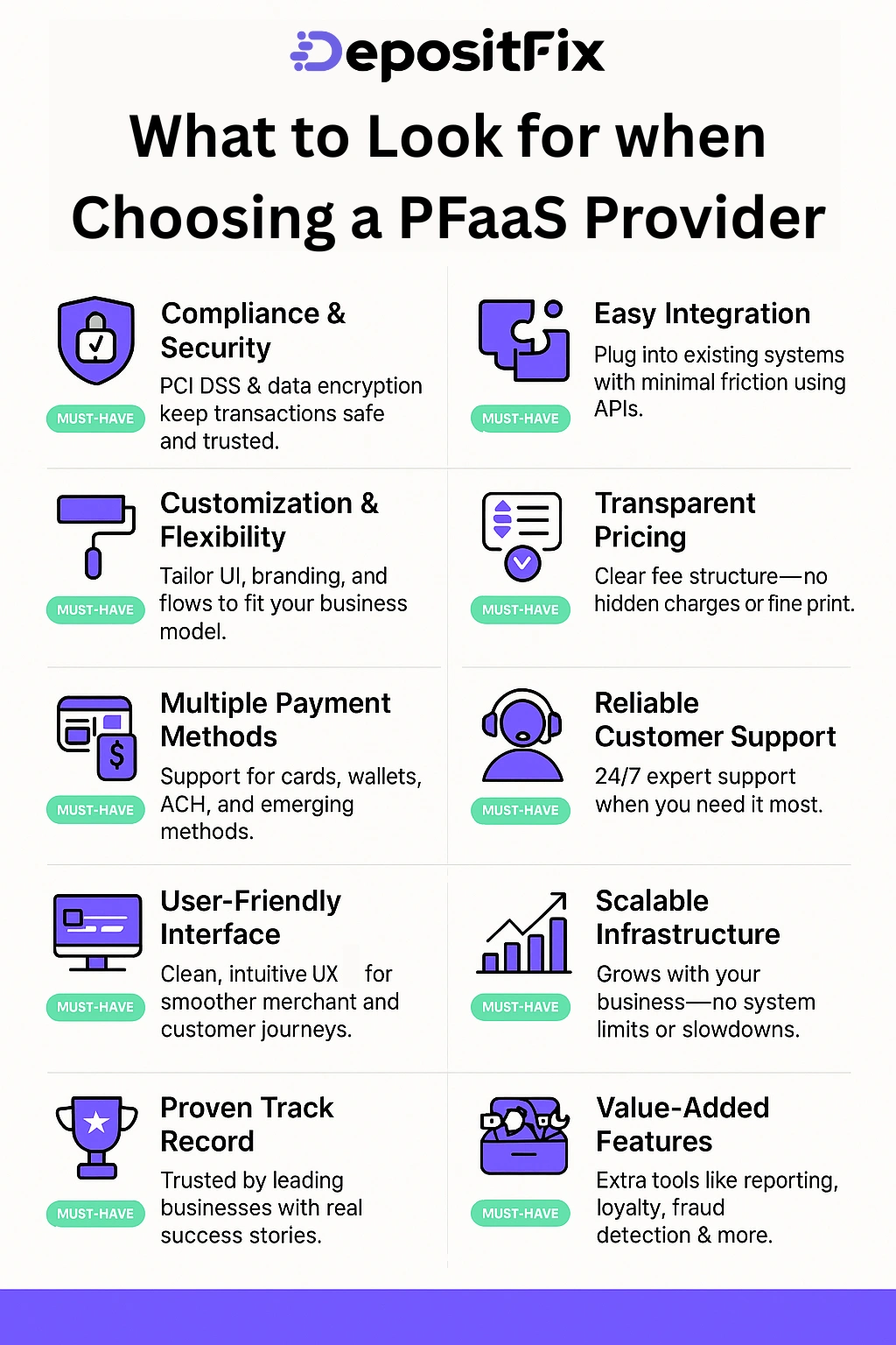 what to look for when choosing a pfaas provider