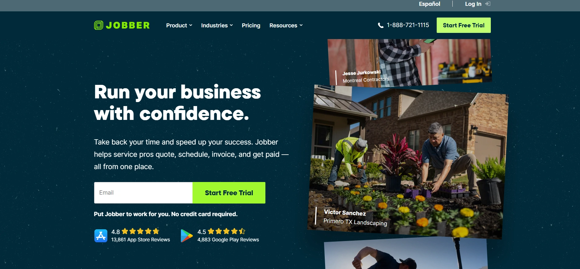 Jobber field service management software